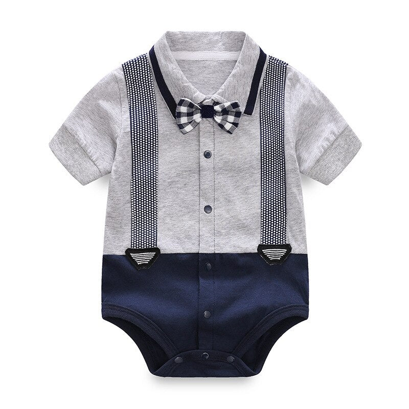 Summer Short Bodysuits for Baby Boys