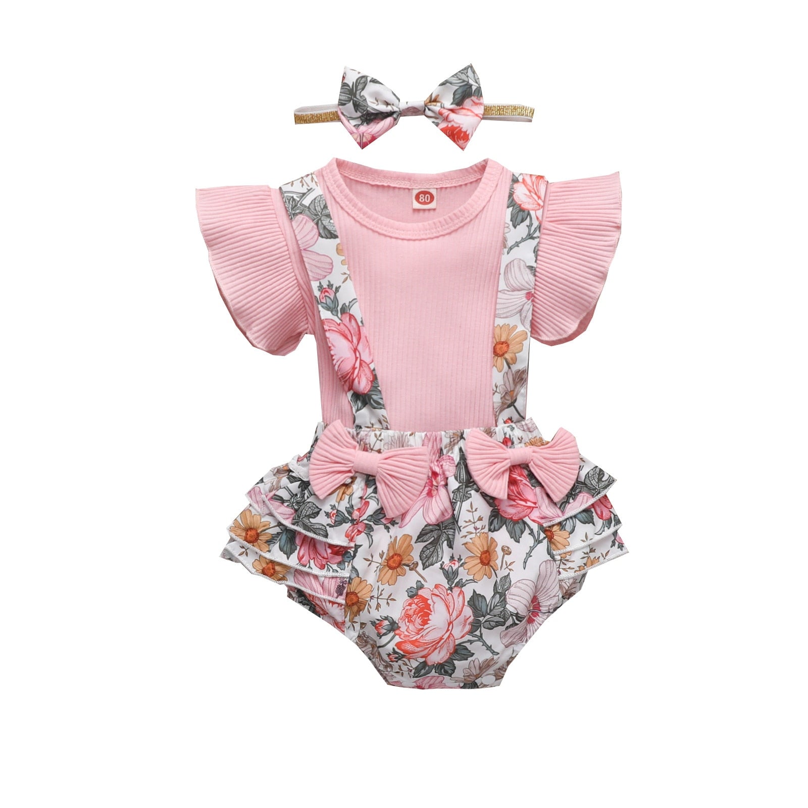 Cute and Comfortable Newborn Baby Girls Clothes Set for Summer