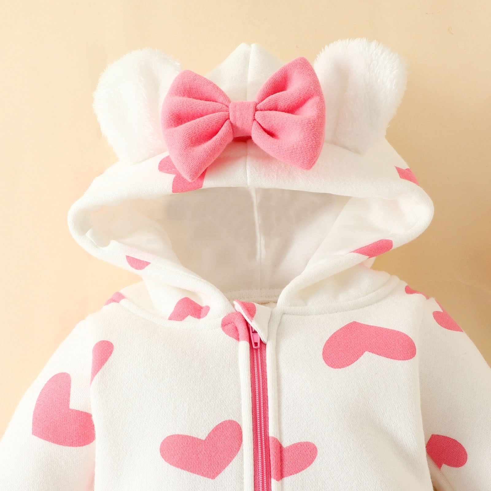 Winter Baby Hooded Rompers: Thick and Warm Clothing