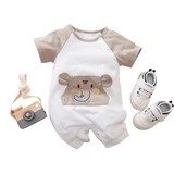 Adorable Dinosaur-themed Baby Boy Rompers for Summertime Fun