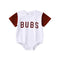 Summer Kids Boys Casual Rompers Newborn Infant Girls Letter Print Patchwork Color Romper Jumpsuits Toddler Clothes - Bab