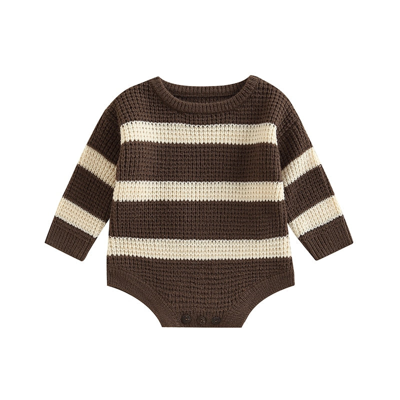 Cozy and Stylish Infant Knit Rompers for Fall and Winter