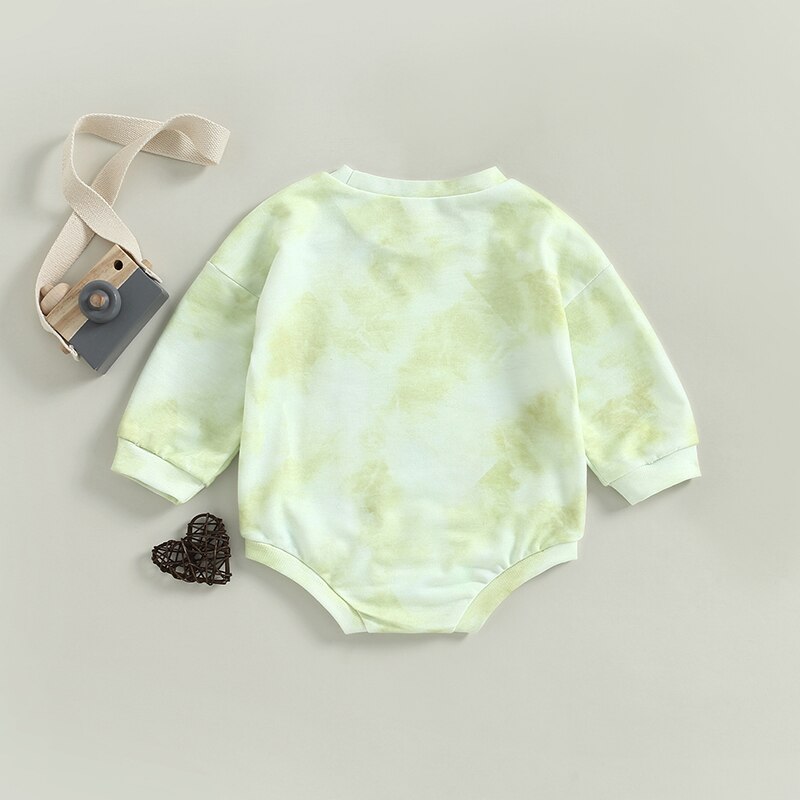 Trendy Tie Dye Rompers for Newborn Baby Girls and Boys