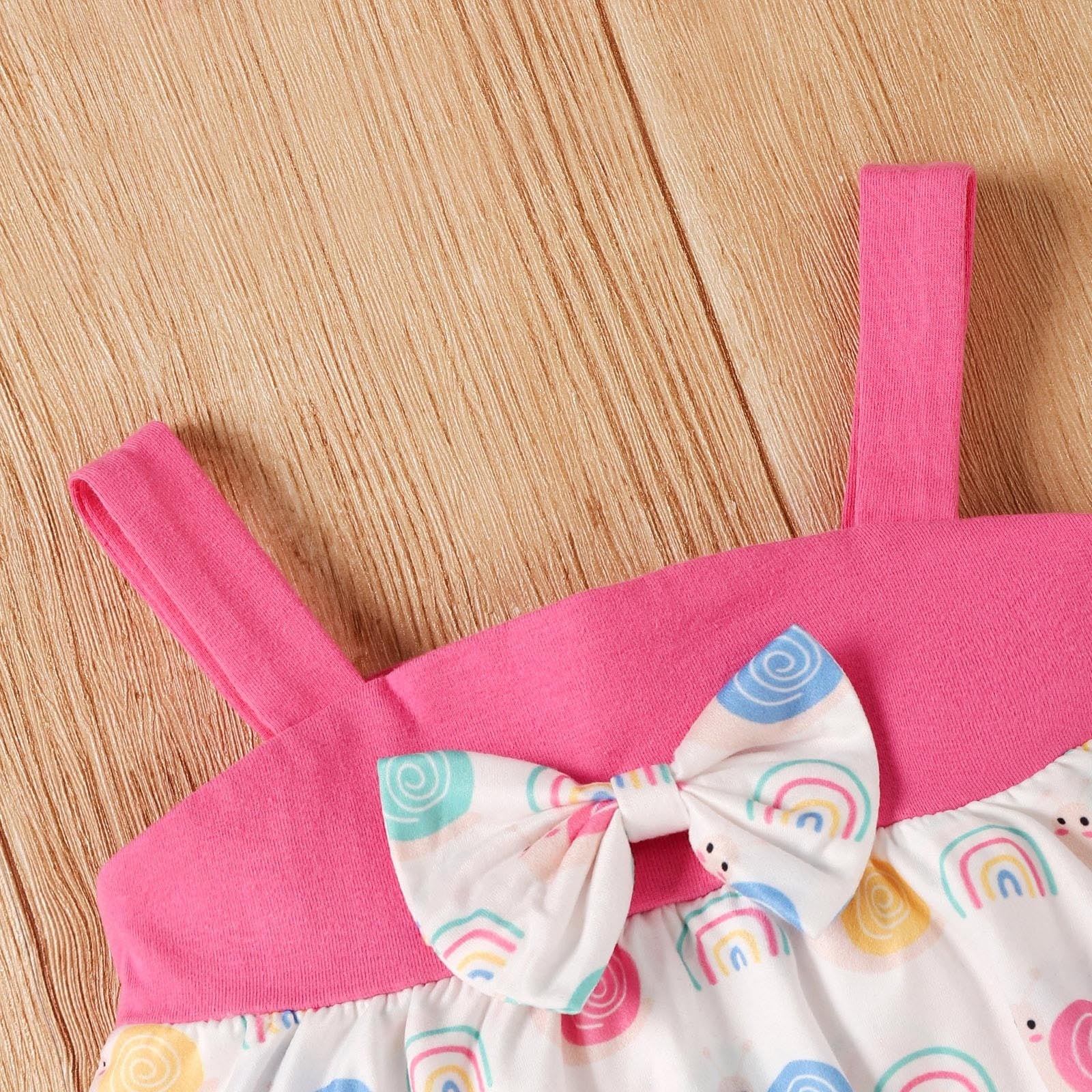 Adorable Newborn Infant Girls Clothes Sets with Cartoon Prints and Bowknot PP Shorts - Perfect for Baby's First Easter Outfits