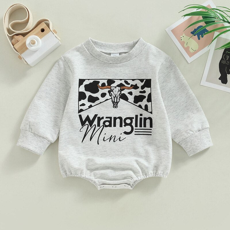 Adorable Cow-themed Romper for Newborn Baby Boys and Girls