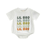 Baby Boys Rompers for Summer - Colorful Letter Print Short Sleeve Jumpsuits - Babbez