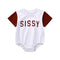 Summer Kids Boys Casual Rompers Newborn Infant Girls Letter Print Patchwork Color Romper Jumpsuits Toddler Clothes - Bab