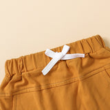 Stylish Summer Outfit for Newborn Baby Boys - Sleeveless Striped Tank Top Shorts Set