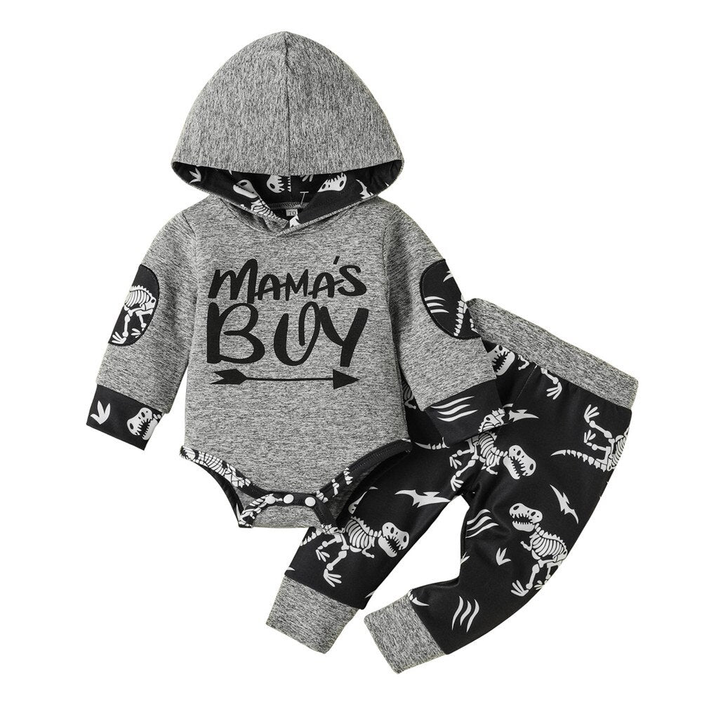 Cute Dinosaur Newborn Baby Boy Clothes Set