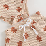 Floral Print Infant Baby Girls Summer Clothes Sets