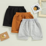Toddler Baby Unisex 3-pack Drawstring Shorts with Pockets - Babbez