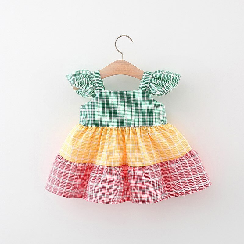 Colorful Loose Summer Baby Girl Sleeveless Dress