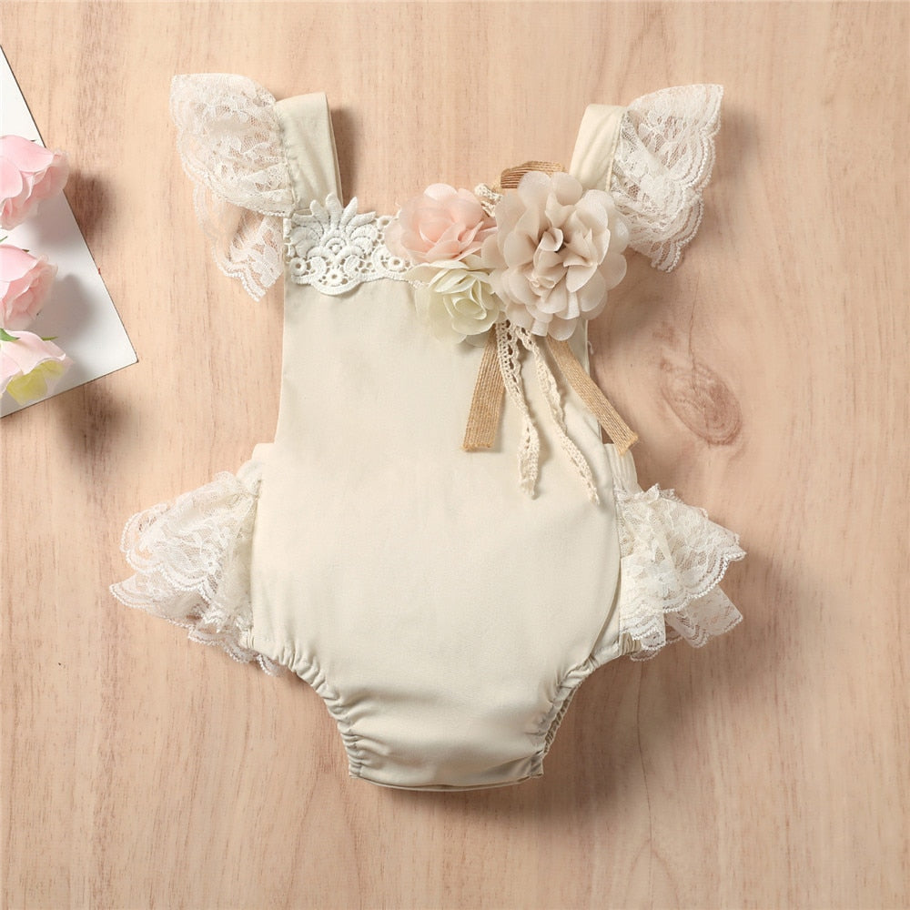 Gauze Embroidery Baby Rompers: Perfect Summer Outfit for Newborn Girls