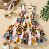 Girls Bohemian Slip Dress for Summer