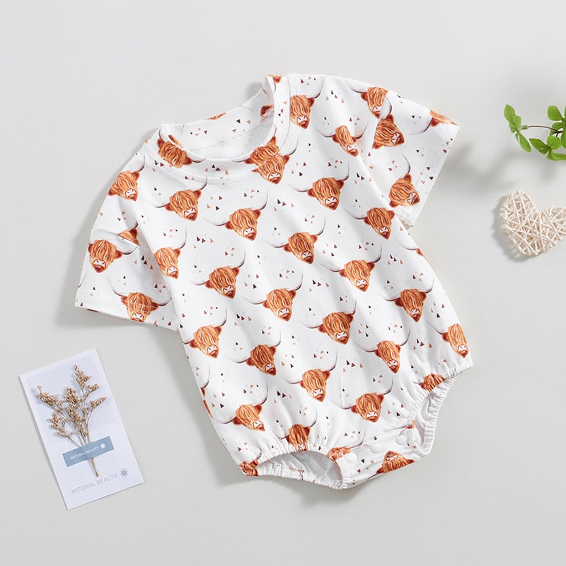 Cute and Comfy 0-24M Summer Rompers for Baby Boys and Girls