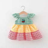 Colorful Loose Summer Baby Girl Sleeveless Dress
