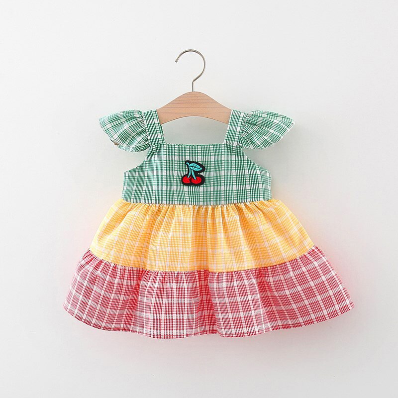 Colorful Loose Summer Baby Girl Sleeveless Dress