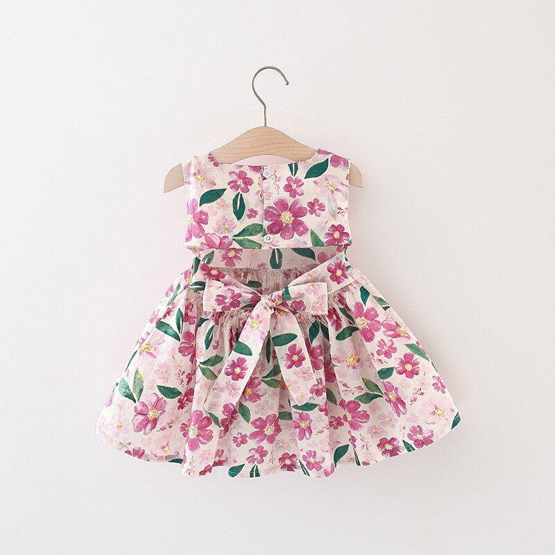 Flower Children Clothes Baby Dress - Fashionable and Comfortable Sleeveless Dresses for Girls 0-3 Years Old