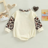 Stylish Newborn Baby Girls Rompers with Floral, Rugby, and Leopard Prints