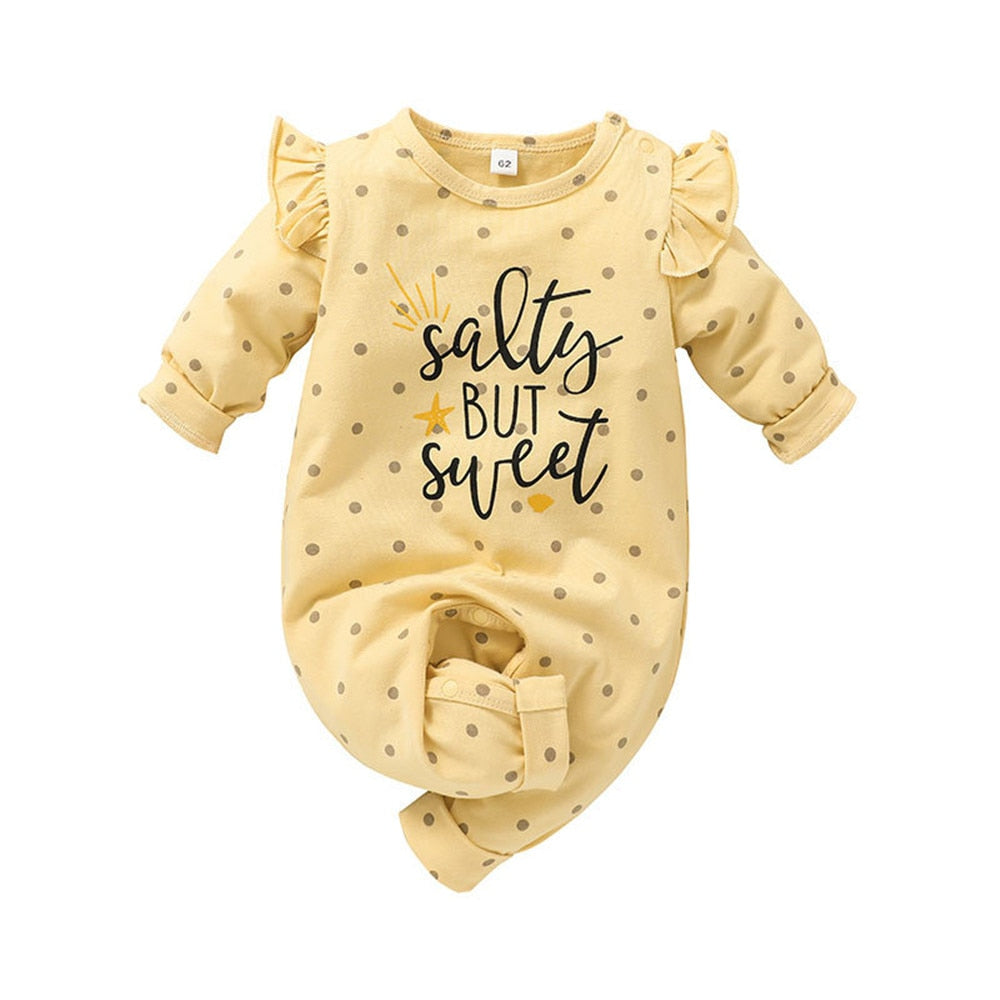 Sweet and Stylish Long Sleeve Rompers for Newborn Girls