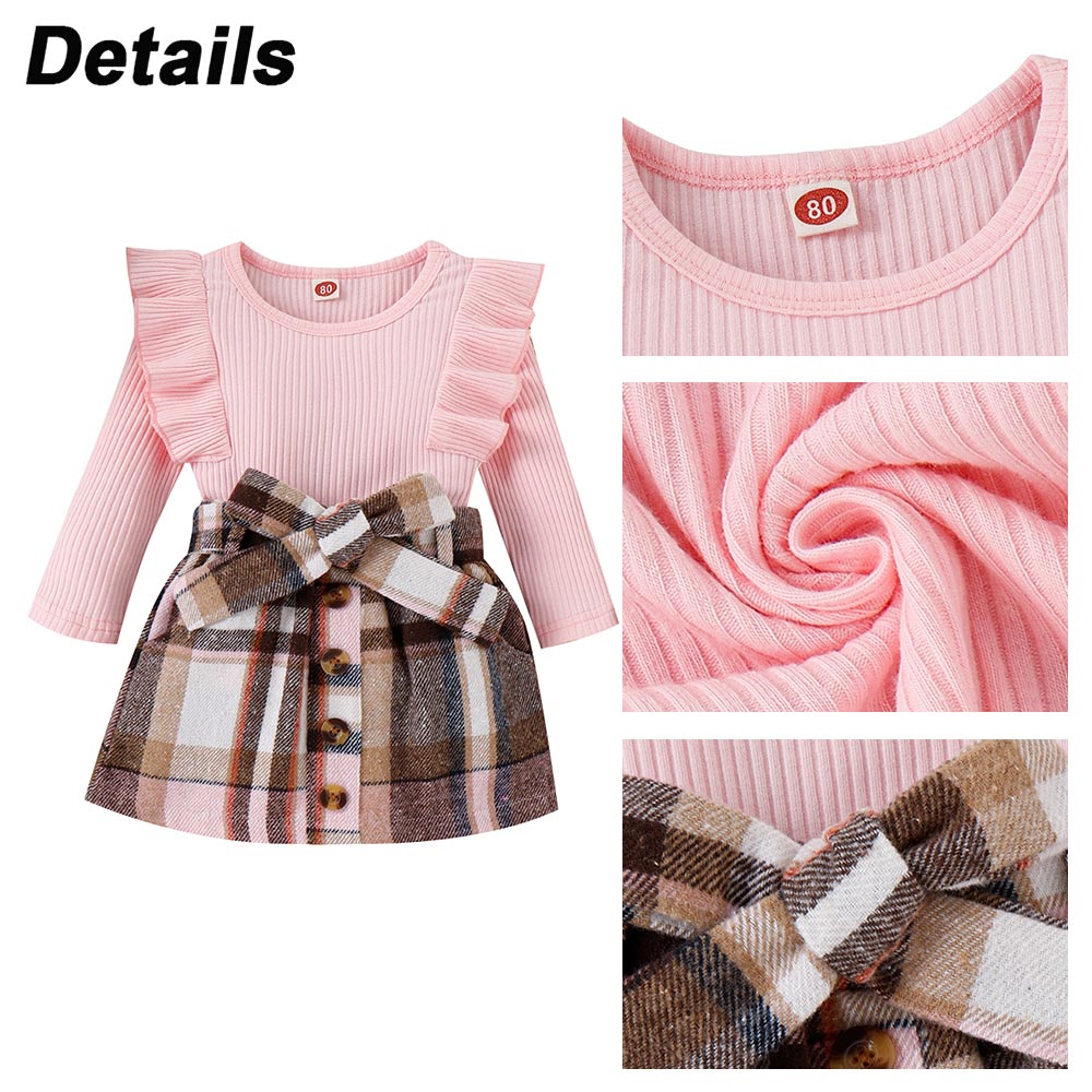 Stylish and Cute Dress Set for Little Girls - Perfect for Everyday Wear