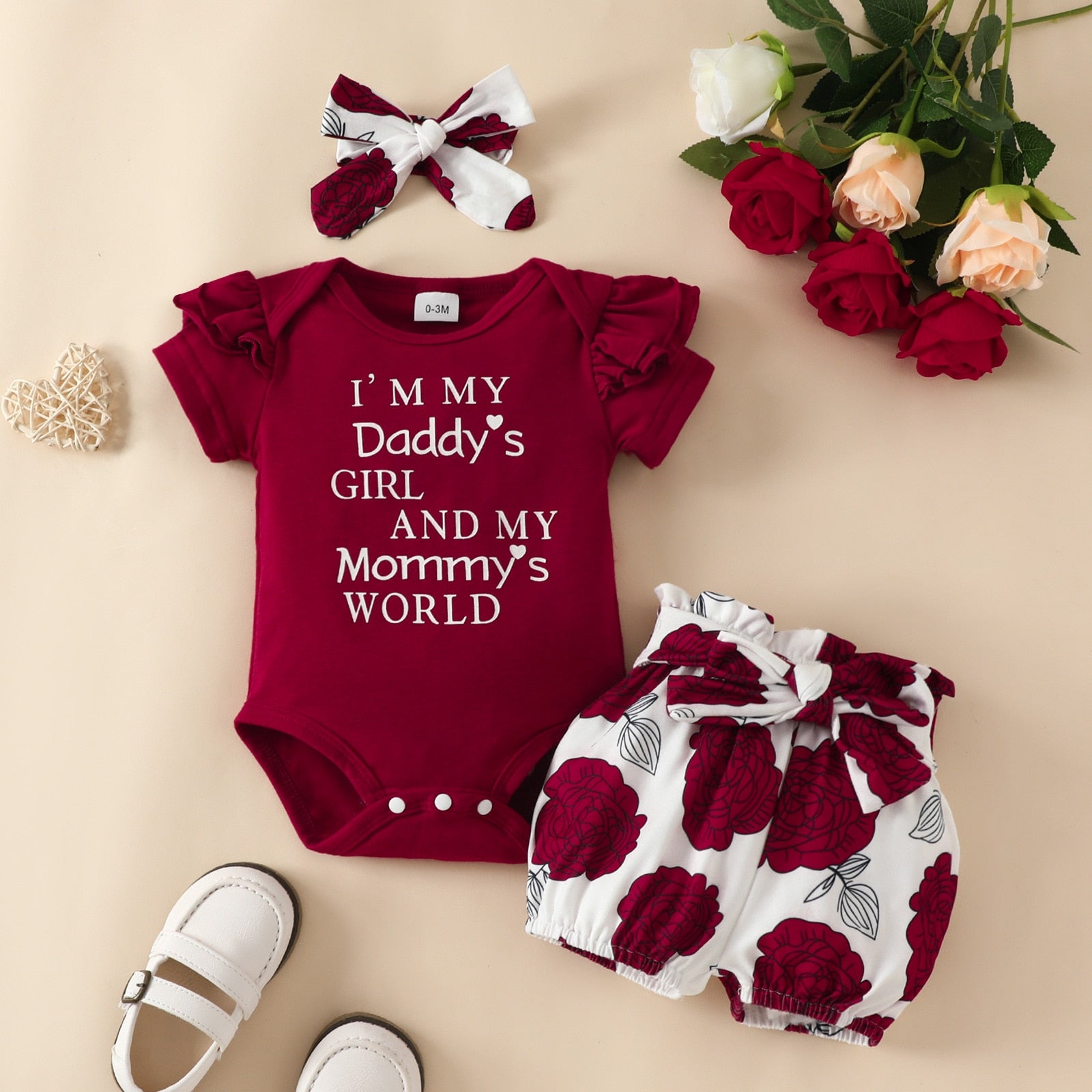 Baby Giraffe Outfits Sets for Newborn Infant Girls