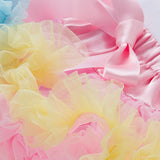 Summer Newborn Girls Clothes Set with Eggs and Flower Print Bodysuit and Tutu Skirt