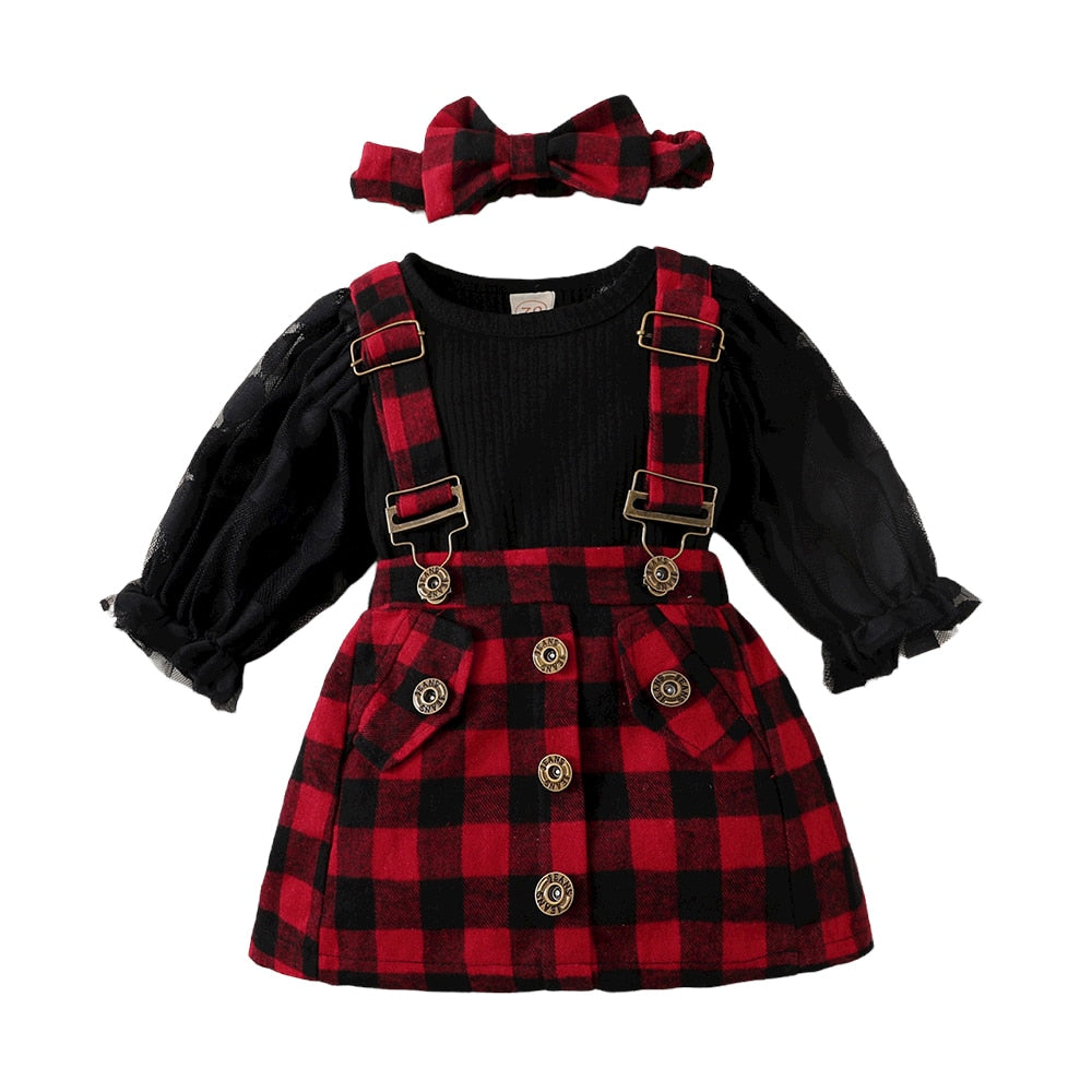 Stylish and Adorable Baby Girl Clothes Set - Perfect for Spring and Autumn