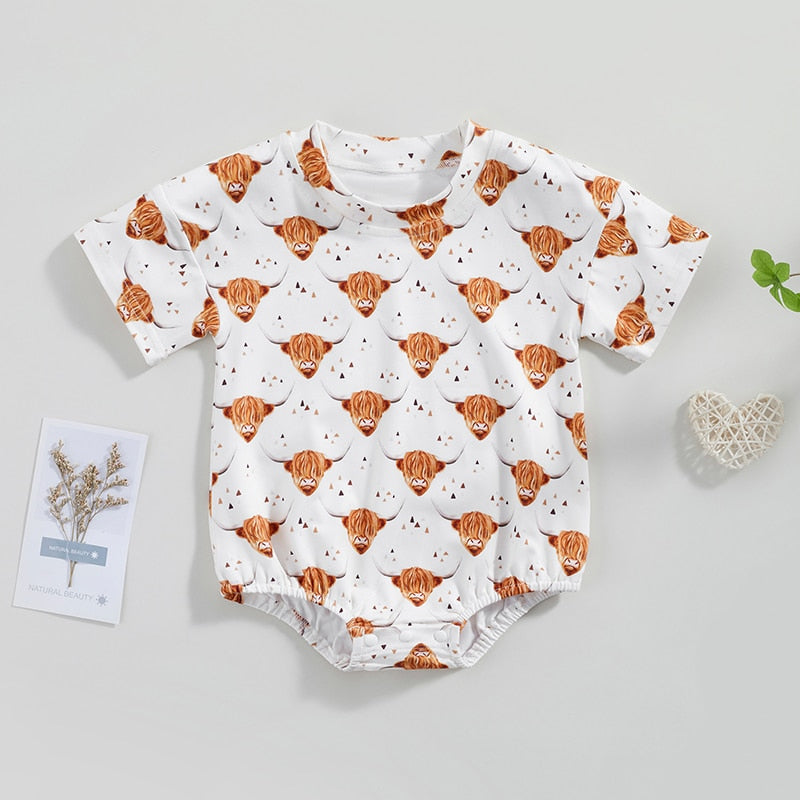 Cute and Comfy 0-24M Summer Rompers for Baby Boys and Girls