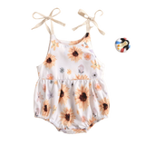 Cute Sling Bodysuit For Newborns with Sun Print