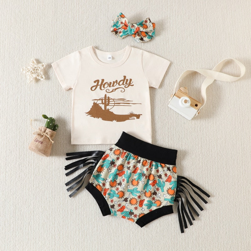 Adorable Summer Newborn Baby Girls Clothing Sets