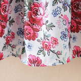 Adorable Toddler Baby Girl Princess Dress: Sleeveless Cartoon Flower Rabbit Print Summer Dress