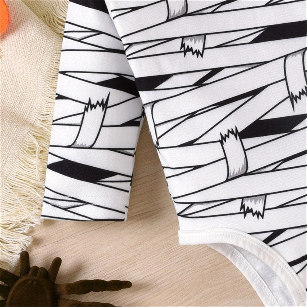Festival Stripe" Newborn Baby Boy Costume Set with Bodysuits and Pants