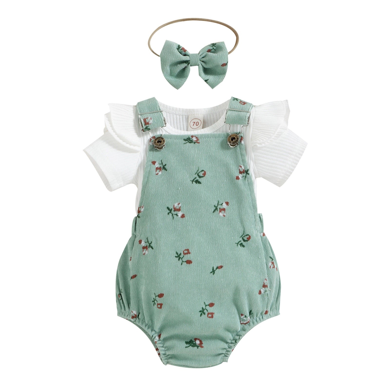 Stylish and Comfortable 3-Piece Outfits for Newborn Baby Girls