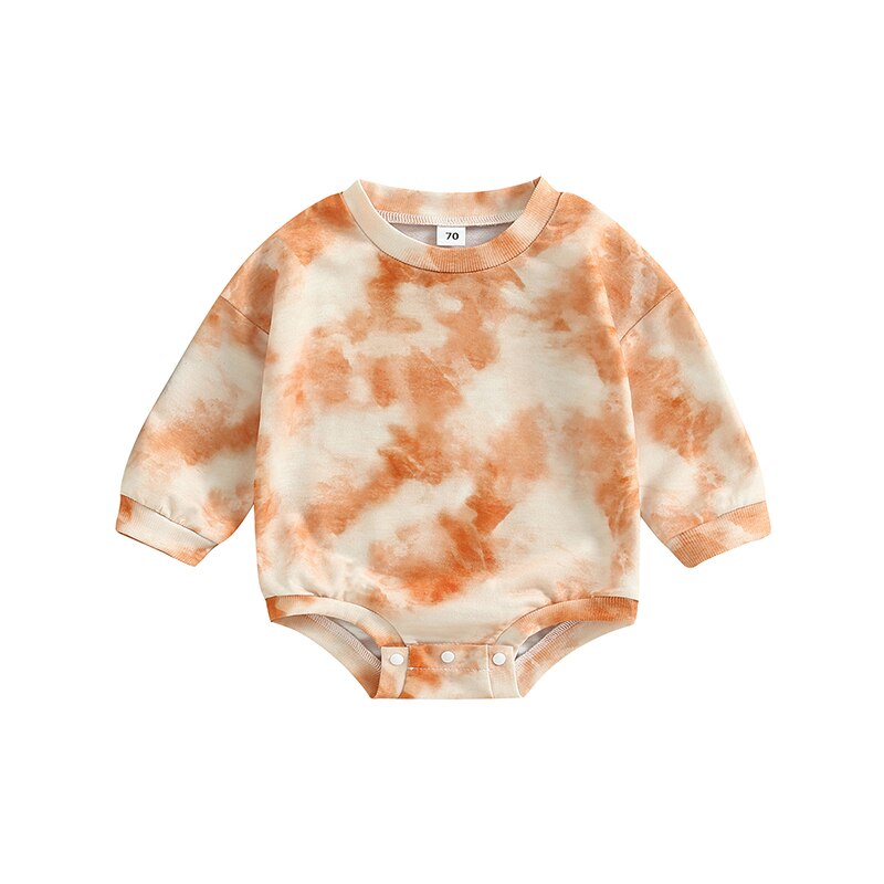 Trendy Tie Dye Rompers for Newborn Baby Girls and Boys