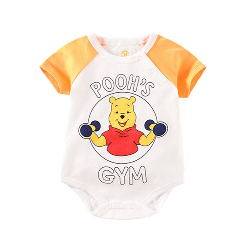 Cute Cartoon Winnie The Pooh Baby Rompers for Summer