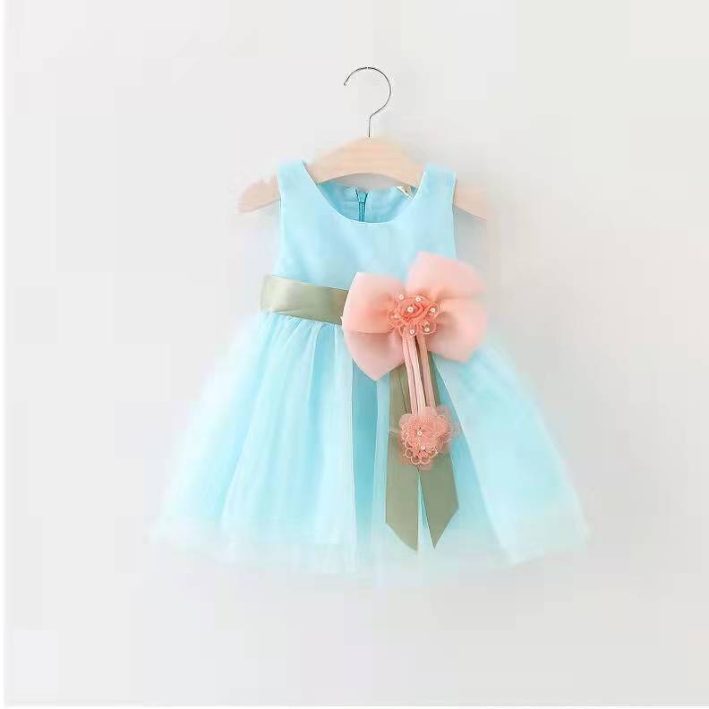 Baby Girl Princess Gauze Dress for Special Occasions