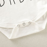 Rainbow Letter Printed Baby Romper for Girls and Boys