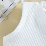 Stylish and Comfy 3-Piece Summer Outfit Set for Infant Baby Girls