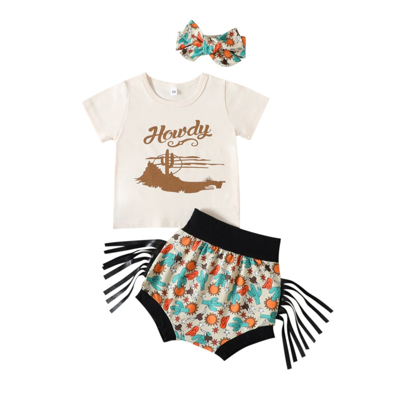 Adorable Summer Newborn Baby Girls Clothing Sets