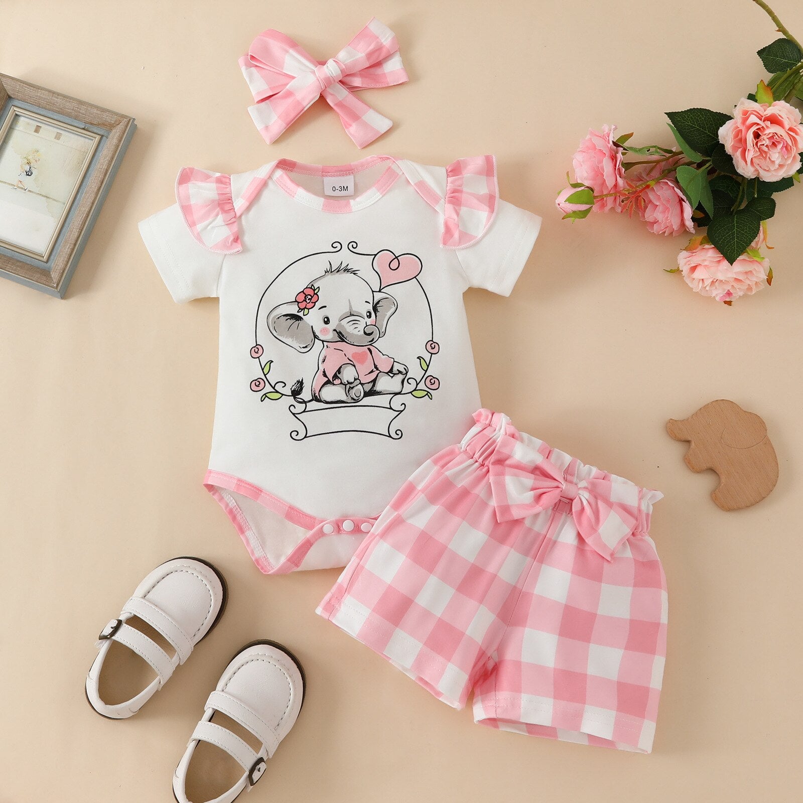 Adorable Baby Giraffe Outfit Set for Infant Girls