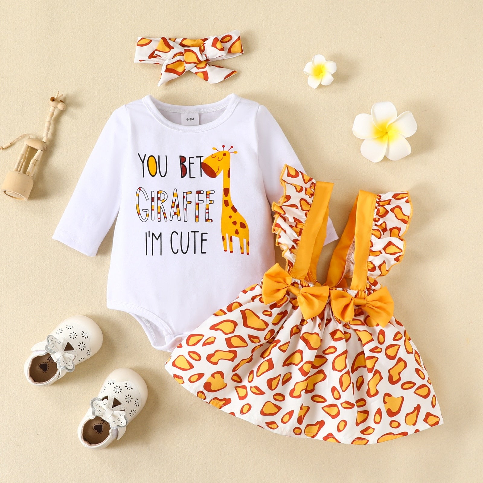 Adorable Fox and Elephant Costume Baby Girl Outfit Set for Parties and Playtime