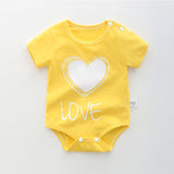 Adorable Summer Cotton Cartoon Rompers for Baby Boys
