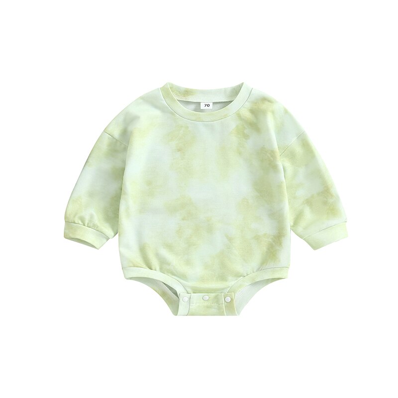 Trendy Tie Dye Rompers for Newborn Baby Girls and Boys