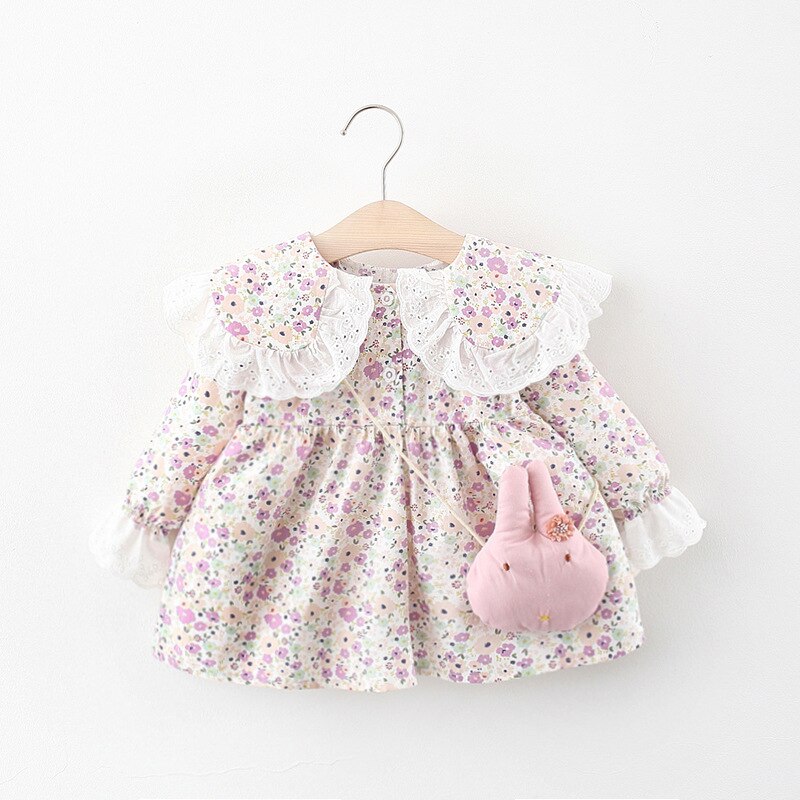 Autumn Lace Dresses for Baby Girls