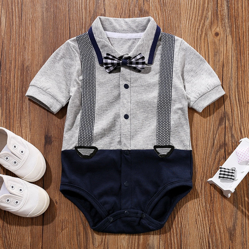 Summer Short Bodysuits for Baby Boys