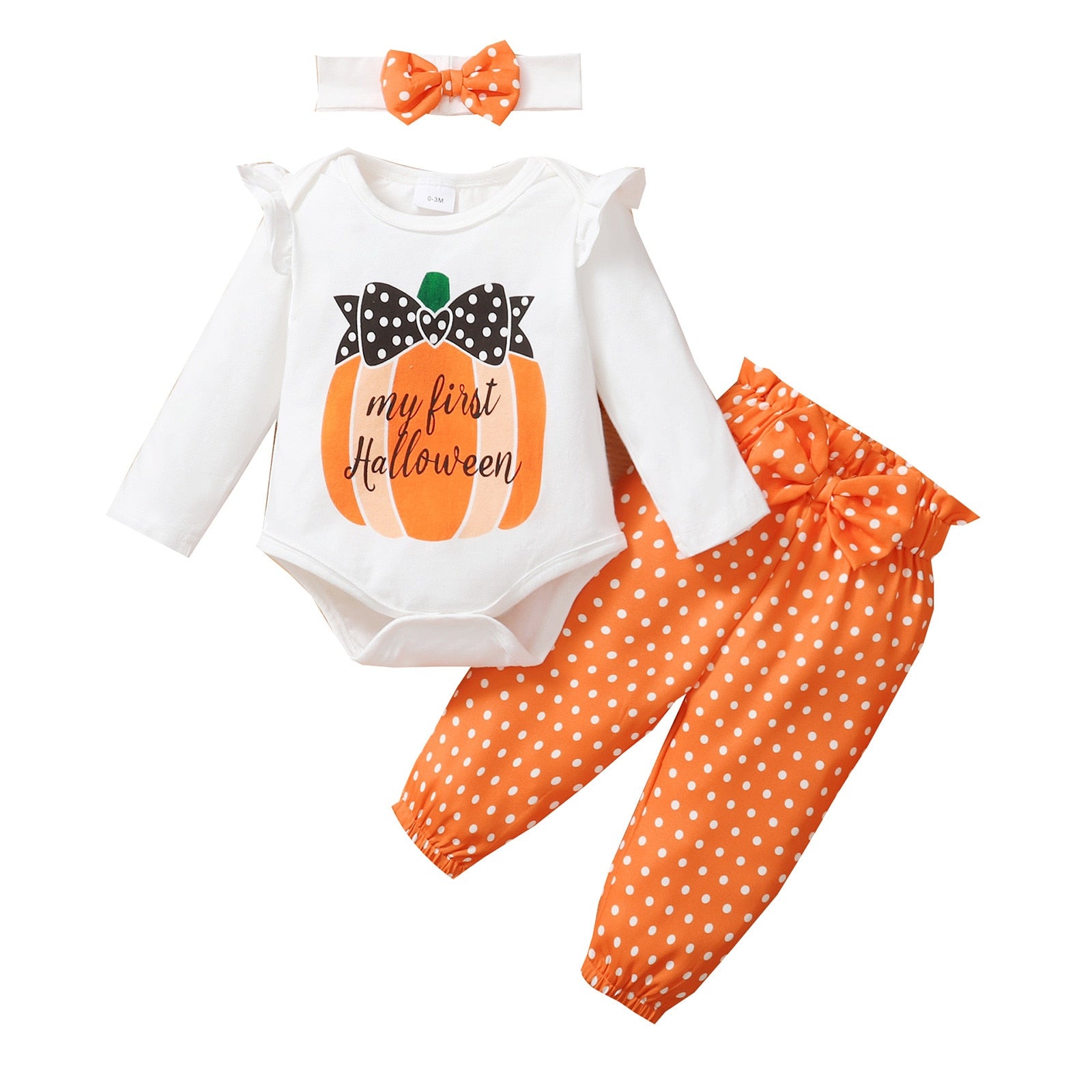 Celebrate Baby's First Halloween with Our Adorable 3-Piece Outfit Set