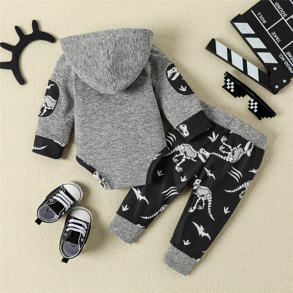 Cute Dinosaur Newborn Baby Boy Clothes Set