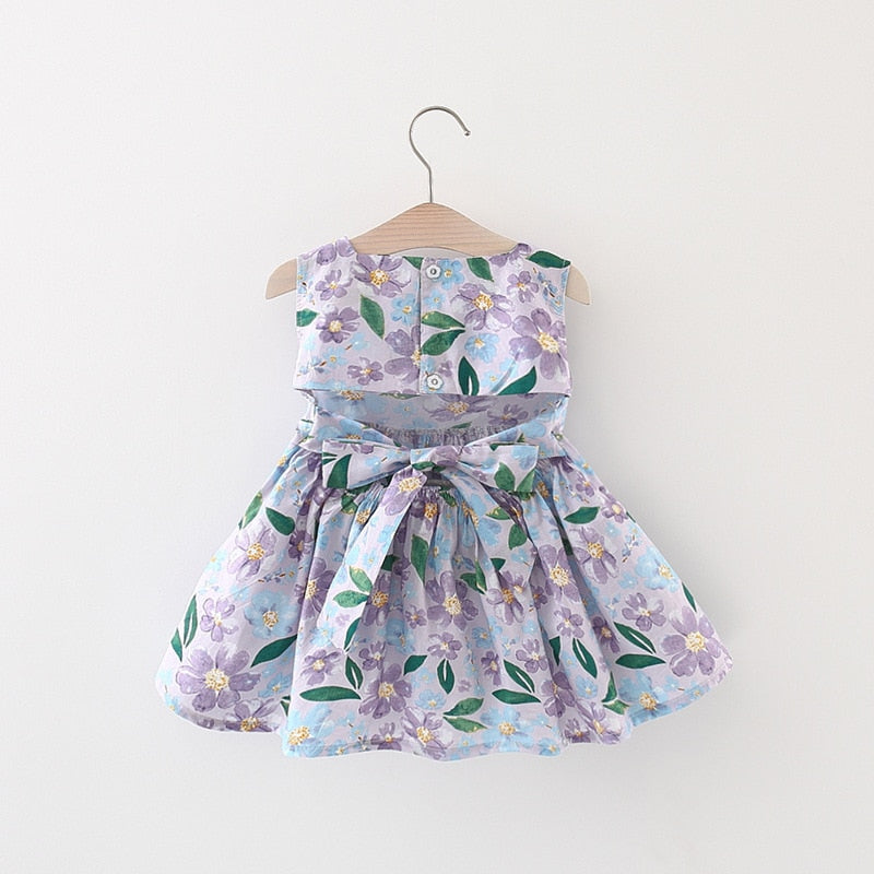 Flower Children Clothes Baby Dress - Fashionable and Comfortable Sleeveless Dresses for Girls 0-3 Years Old