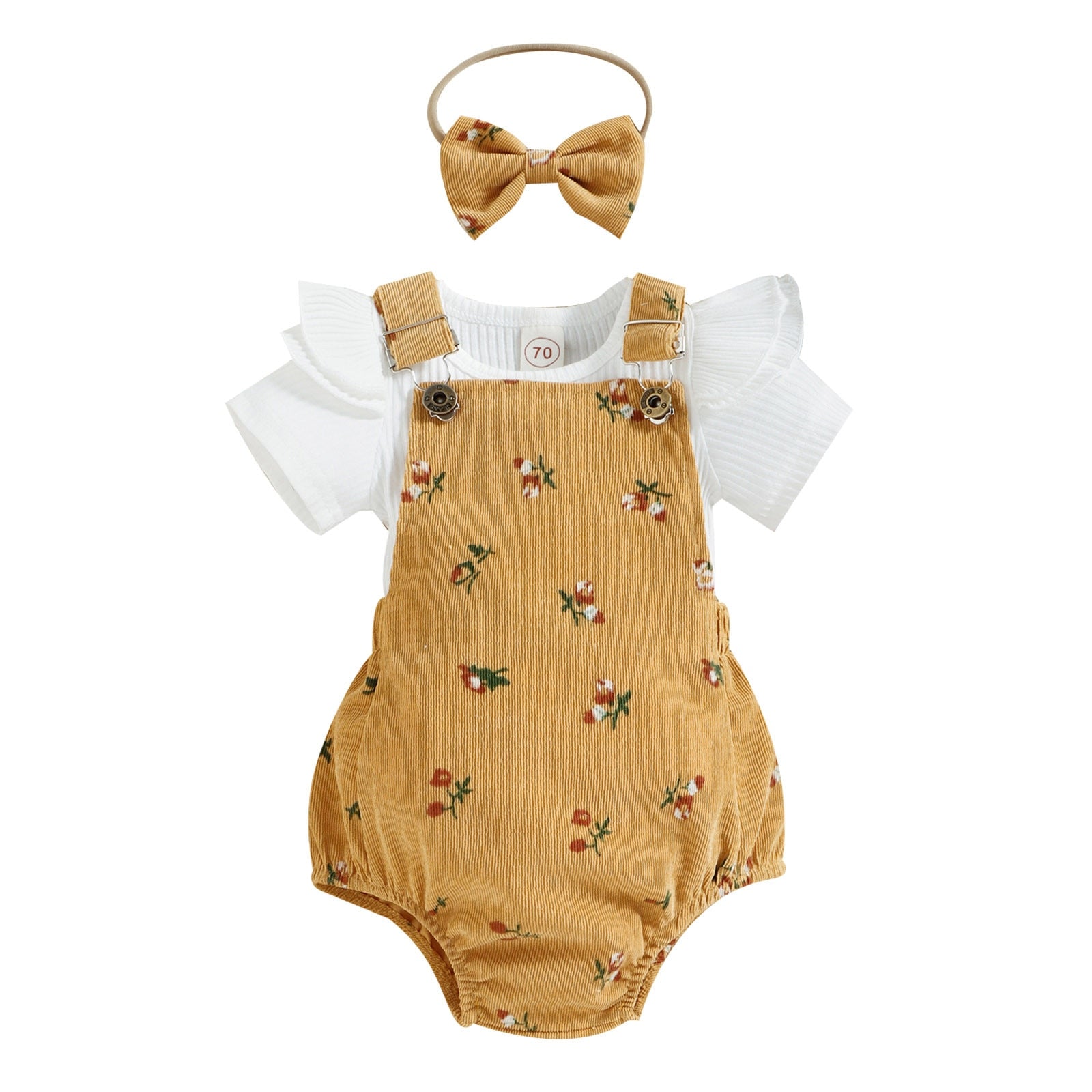 Stylish and Comfortable 3-Piece Outfits for Newborn Baby Girls